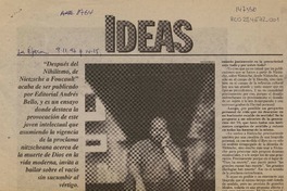 Bailando sobre el vacío  [artículo] Faride Zerán.