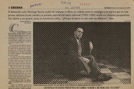 Cuentos del teatro  [artículo] Rocío Lineros.