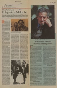 El hijo de la Malinche  [artículo] Ximena Cortés Oñate.