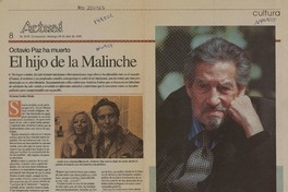 El hijo de la Malinche  [artículo] Ximena Cortés Oñate.