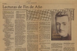 Lecturas de fin de año  [artículo] Enrique Lafourcade.