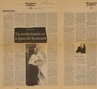 Un revolucionario en la época del desencanto  [artículo] Ana María Foxley.