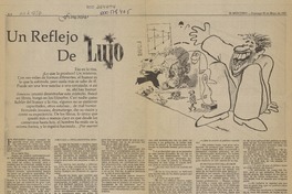 Un reflejo de lujo  [artículo] Carmen Figueroa Cox.