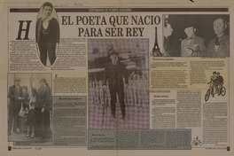 El Poeta que nació para ser rey  [artículo].