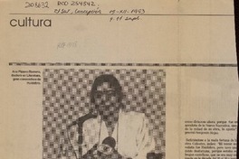 "Huidobro, diáfano, libre y seductor"  [artículo] Inés Benavides.