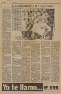 Del izquierdismo al burguesismo  [artículo] Carlos A. Díaz Ojeda.