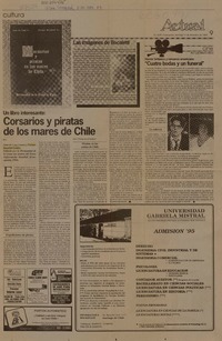 Corsarios y piratas en los mares de Chile  [artículo]H. C.
