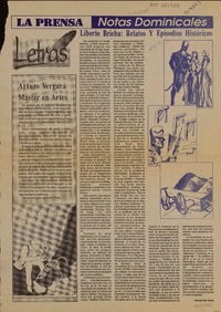 Liborio Brieba, relatos y episodios históricos  [artículo] Hernán del Solar.