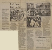 La llave del saber  [artículo] Mauricio Illanes Naranjo.