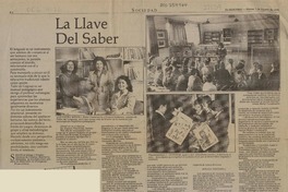 La llave del saber  [artículo] Mauricio Illanes Naranjo.