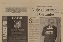 Viaje al corazón de Cervantes  [artículo] Jorge Edwards