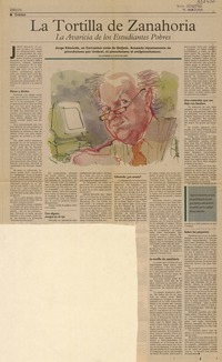 La tortilla de zanahoria  [artículo] Enrique Lafourcade