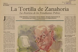 La tortilla de zanahoria  [artículo] Enrique Lafourcade