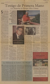 Testigo de primera mano  [artículo] Juan Araya Díaz