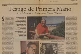 Testigo de primera mano  [artículo] Juan Araya Díaz