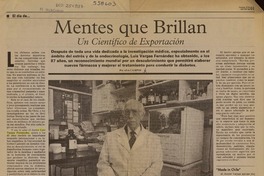 Mentes que brillan  [artículo] Ana Campos