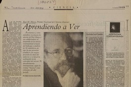 Aprendiendo a ver  [artículo] María Carolina Abell Soffia