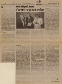 Cuentos de nunca acabar  [artículo] Carlos Orellana.