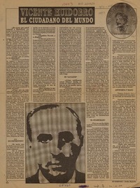 Vicente Huidobro el cuidadano del mundo : [Entrevista] [artículo]