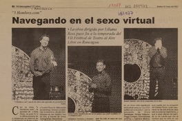 Navegando en el sexo virtual  [artículo] Gisella Abarca.