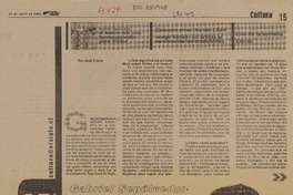 El teatro era una forma de vida para Víctor : [entrevista] [artículo] José Osorio.