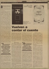 Vuelven a contar el cuento  [artículo] Marco Antonio Coloma.