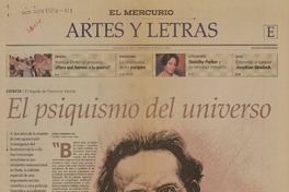 El psiquismo del universo  [artículo] Gonzalo Argandoña Lazo.