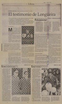 El testimonio de Longueira  [artículo] Pamela Aravena Bolívar.