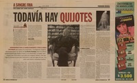 Todavía hay quijotes  [artículo] Myriam Verdugo.