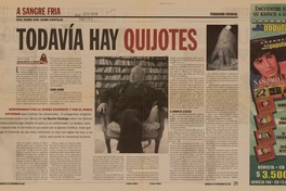 Todavía hay quijotes  [artículo] Myriam Verdugo.