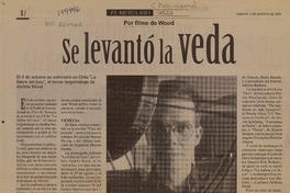 Se levantó la veda.  [artículo]
