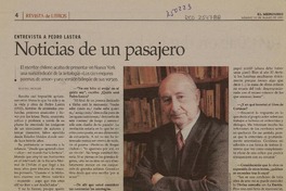 Noticias de un pasajero [entrevistas] [artículo] : Beatriz Berger.