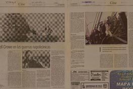 Russel Crowe en las guerras napoleónicas  [artículo] María Estévez.