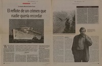 El reflote de un crimen que nadie quiere recordar  [artículo] Pablo Marín.