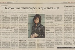 El Humor, una ventana por la que entra aire  [artículo] Beatriz Berger.
