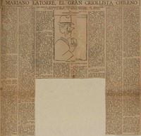 Mariano Latorre, el gran criollista chileno  [artículo] Georgina Durand.