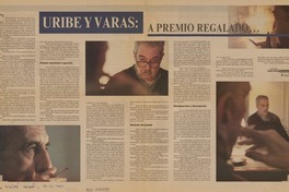 Uribe y Varas: a premio regalado...  [artículo] Julio César Rodriguez.