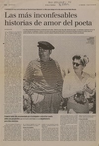 Las más inconfesables historias de amor del poeta  [artículo] Cristóbal Peña.