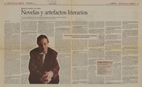 Novela y artefactos literarios  [artículo] Beatriz Berger.