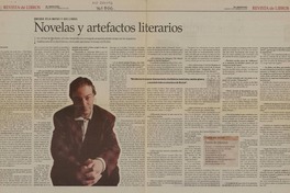 Novela y artefactos literarios  [artículo] Beatriz Berger.