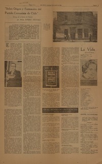 "Sobre origen y formación del partido comunista en Chile".  [artículo]