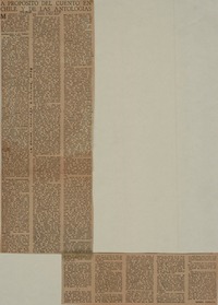 A Proposito del cuento en Chile y de las antologías  [artículo]