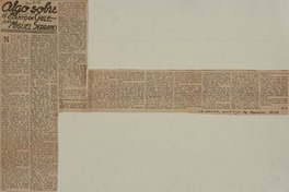 Algo sobre el cuento en Chile  [artículo] M.S.