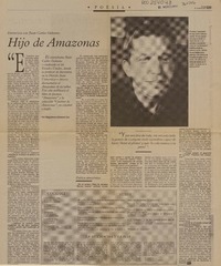 Hijo de amazonas  [artículo] Magdalena Edwards Cox.