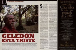Celedon esta triste  [artículo] Toto Romero.