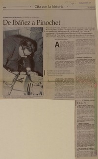 De Ibáñez a Pinochet  [artículo] Patricia Arancibia Clavel.