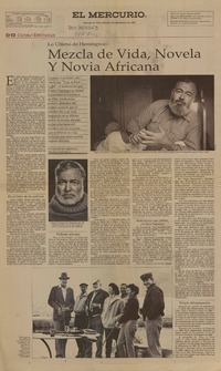 Mezcla de vida, novela y novia africana  [artículo] Ralph Blumenthal.