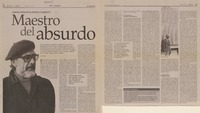 Maestro del absurdo  [artículo] Alvaro Matus.