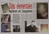 Odas elementales nacieron en Cauquenes  [artículo] Iván Gajardo.