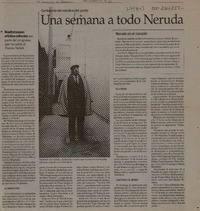 Una semana a todo Neruda.  [artículo]
